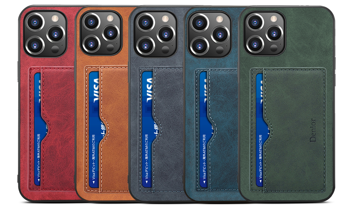 Amazon.co.jp: iPhone Xr 対応 ケース 背面ポケット付き カード収納